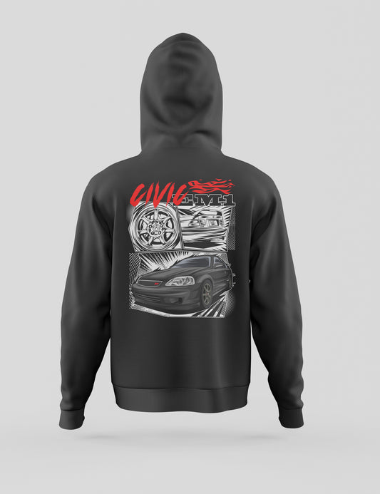 “Initial D” EM1 Civic Si Hoodie (3 Entries)