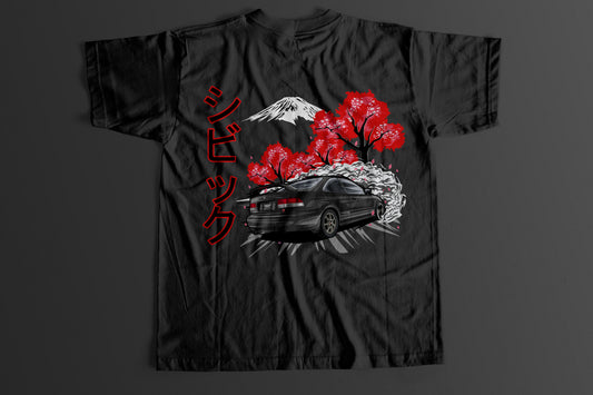 “Cherry Blossom” EM1 Civic Si T-Shirt (2 Entries)