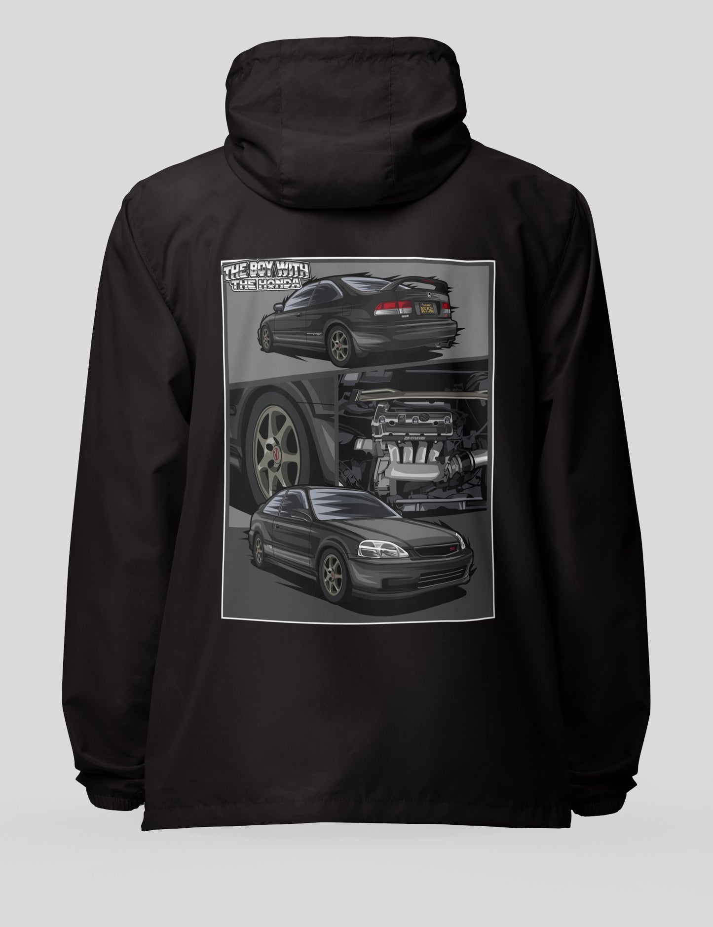 "Cartune Style" EM1 Civic Si Windbreaker (4 Entries)